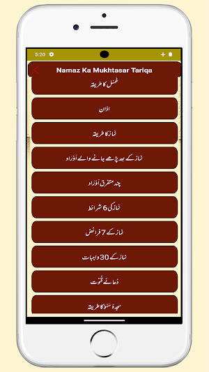 Namaz Ka Mukhtasar Tariqa Screenshot 1
