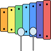 simple xylophone
