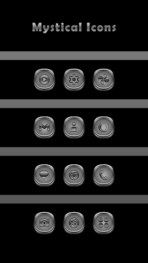 Mystical Silver Icons Screenshot 0