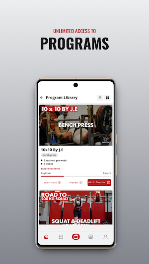 Built Strong - Training App Screenshot 1