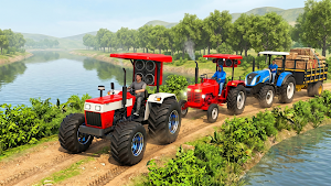 Indian Desi Farming Tractor 3D Screenshot 2