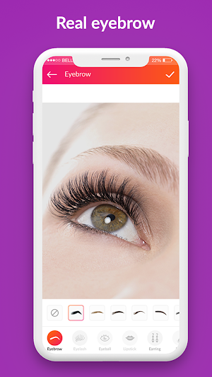 Eyelashes Photo Editor - Eye Beautification Screenshot 1