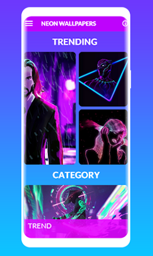 Wallpaper neon 4K Screenshot 0