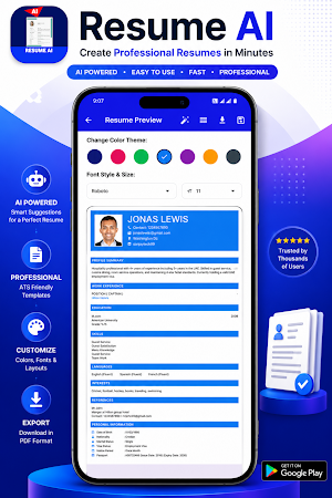 Resume AI: CV & Cover Letter Screenshot 3