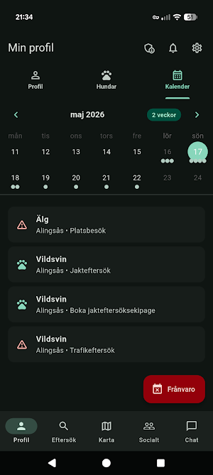 Eftersök Screenshot 1