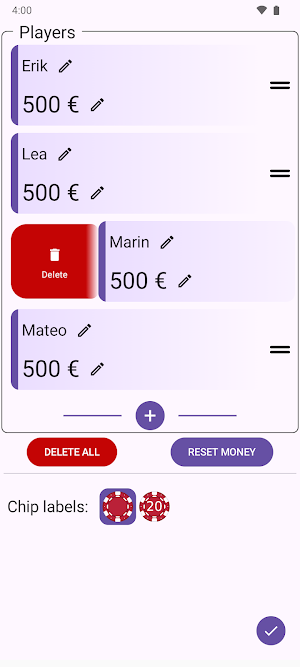 Poker Chips Screenshot 2