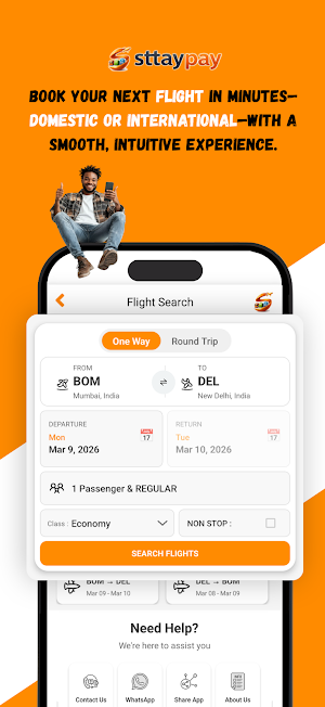 STTayPay: Flight Hotels & more Screenshot 1