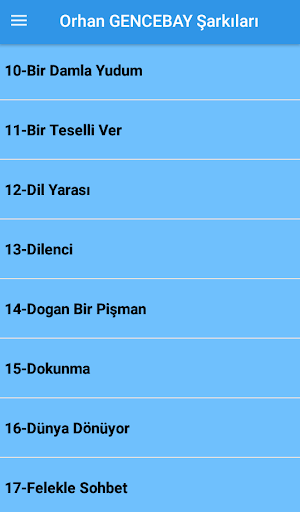 Orhan  GENCEBAY Şarkıları (İnternetsiz) Screenshot 1