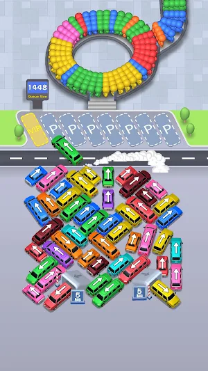 Car Jam Loop: Bus Games Screenshot 1