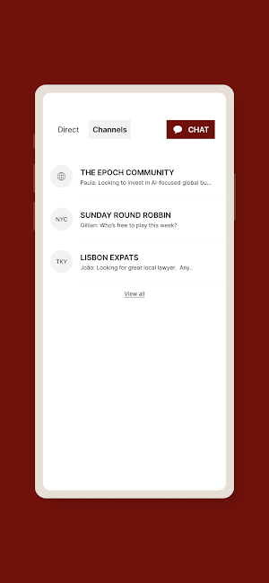 The Epoch Club Screenshot 2