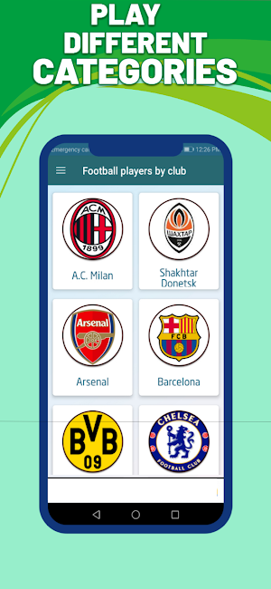Football Player By Club Quiz Screenshot 0