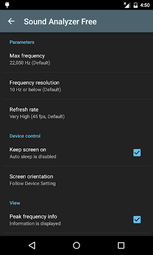 Sound Analyzer Screenshot 3