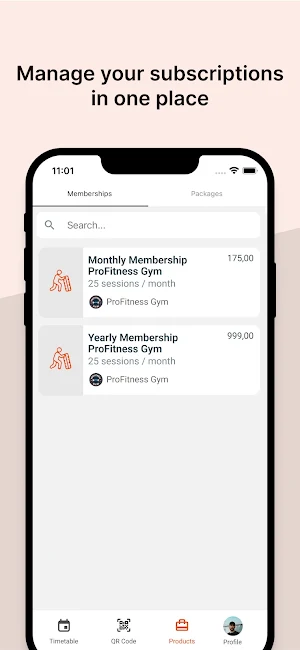 ProFitness Gym Screenshot 3