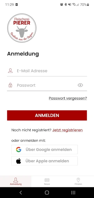 Fleischerei Pierer Screenshot 2