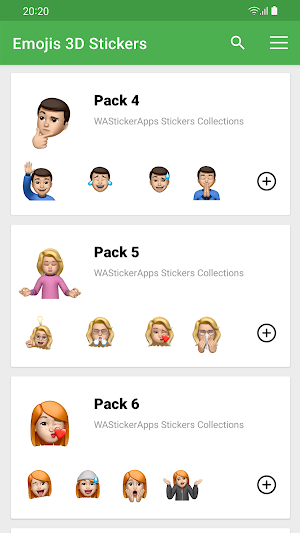 Emojis 3D Stickers WASticker Screenshot 3