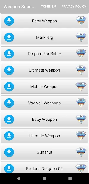 Weapon Sound Tones Screenshot 2
