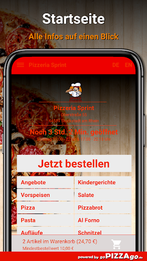Pizzeria Sprint Screenshot 1