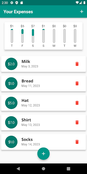 DG - Expense Tracker Screenshot 3