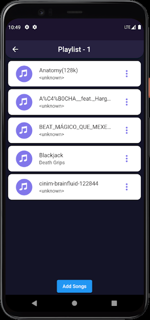 Zong - Audio player Screenshot 3