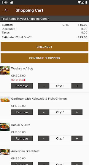 N8tivE Bar - Ghana Healthy Foo Screenshot 2