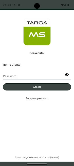 Targa Mobile Sensor Screenshot 0