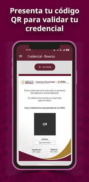 Credencial UNRC Alumnos Screenshot 1
