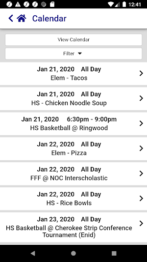 Lomega Public Schools Screenshot 1