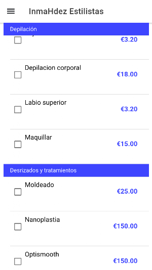 Inma Hdez. Estilista Screenshot 2