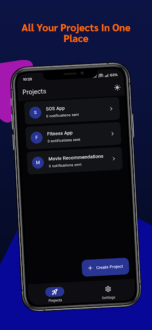 FCM Notifier Screenshot 0