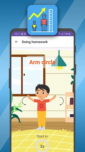Exercises Grow Height for kids Screenshot 3