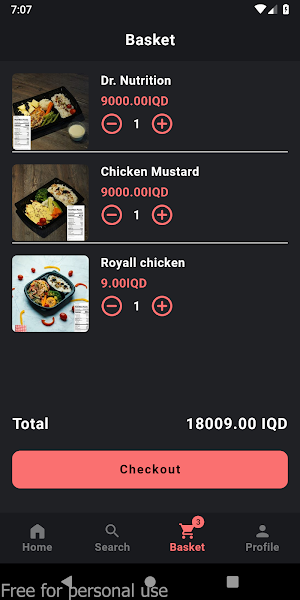 Dr Nutrition Diet Food Screenshot 2