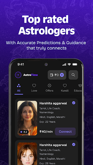 AstroTime: Talk to Astrologer Screenshot 1