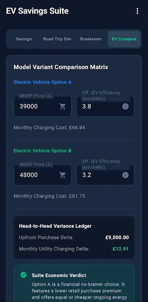 EV Savings Calculator Screenshot 3