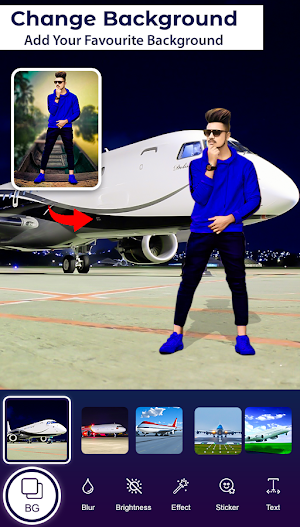 Airplane Photo Editor Screenshot 3