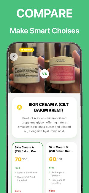 Pure: Food & Cosmetic Scanner Screenshot 2