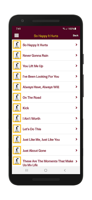 Bryan Adams Lyrics Wallpapers Screenshot 2