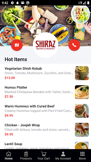 SHIRAZ BISTRO & MARKET Screenshot 1