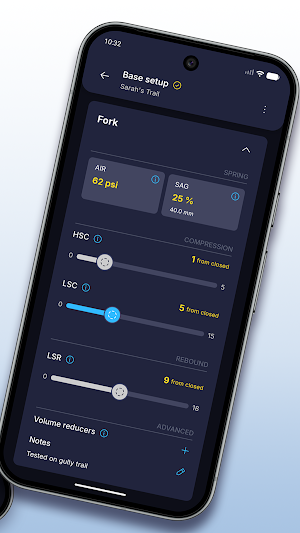 MTB Setup Tracker - BouncyBits Screenshot 1
