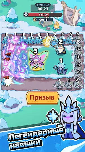 Penguin GO! - Роглайк TD Screenshot 3