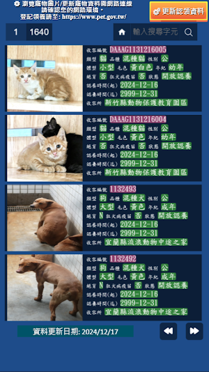 HelpPet領養流浪貓狗-全台領養資料 Screenshot 0