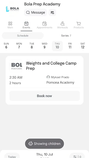 BOLA Performance Screenshot 2