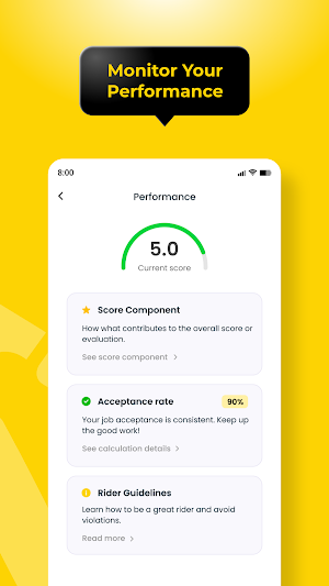 BateriHub Rider Screenshot 3