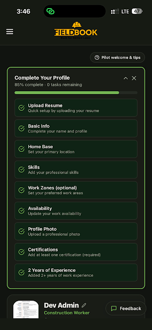 USA Fieldbook Screenshot 3