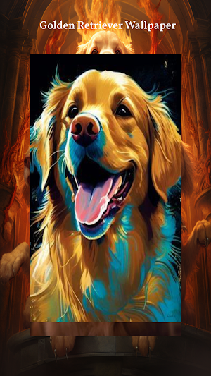 Golden Retriever Wallpaper Screenshot 1
