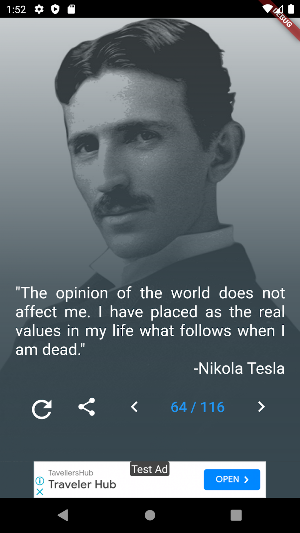 Nikola Tesla Quotes Screenshot 2