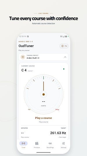 OudTuner: Arabic Oud Tuner Screenshot 0