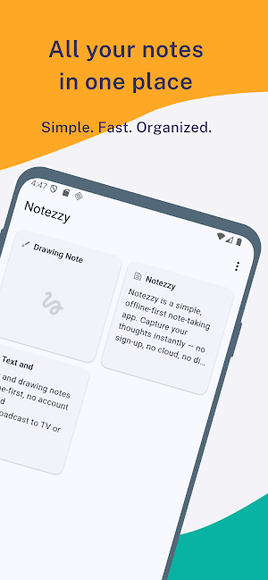 Notezzy: Live Notes & Draw Screenshot 1