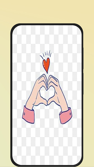 heart hands emoji Screenshot 0