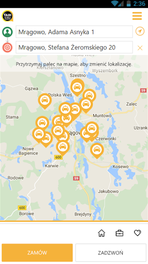 Planeta Taxi Mrągowo Screenshot 0