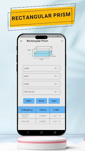 Tank Volume Calculator Screenshot 2
